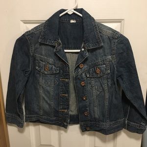 Girls Jean jacket coat